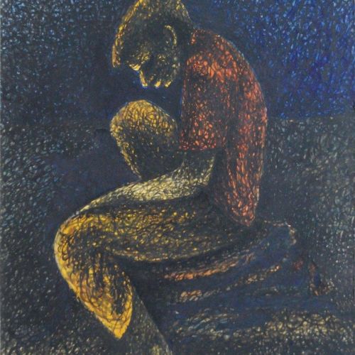 Rest - V | Water Color on Paper | 24 x 18 CM | 2007 | Available | Price: Contact Us 