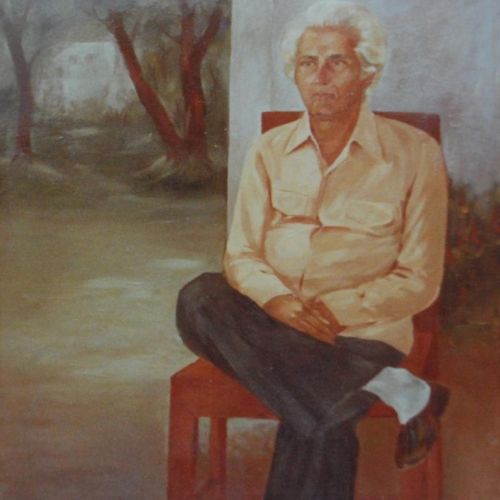 Portrait - XVIII | Oil Colour on Canvas | 1982 | Not Available