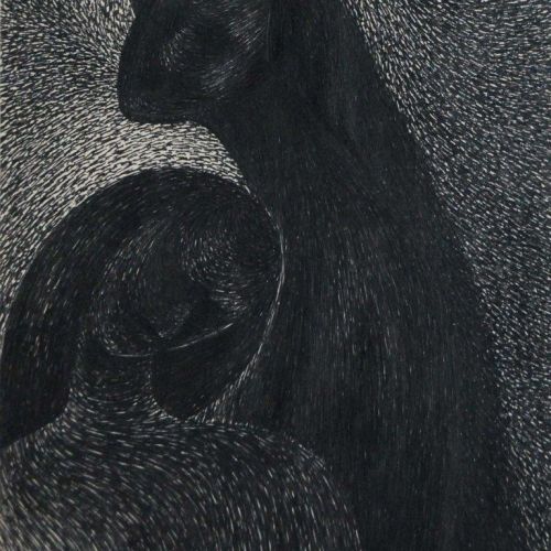 Untitled - XXIII | Gel Pen on Paper | 23 x 18 CM | 2003 | Available | Price: Contact Us