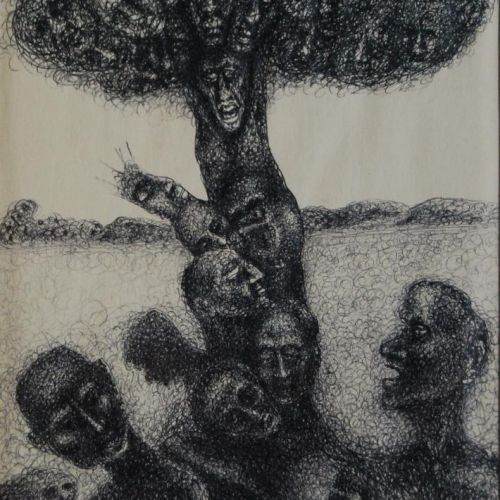 Untitled - II | Ball Pen on Paper | 24.5 x 17 CM | 1998 | Available | Price: Contact Us