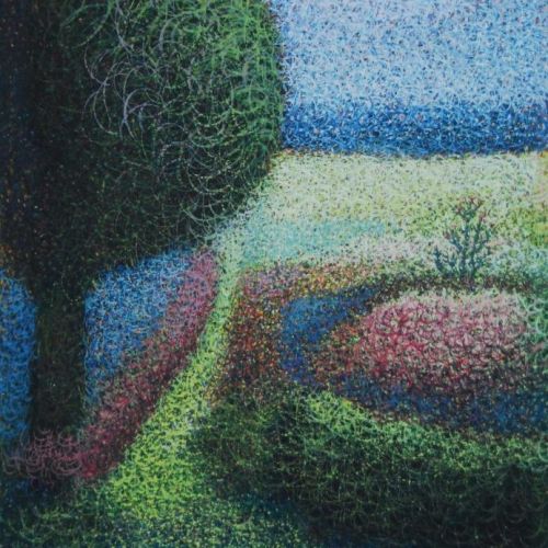 Landscape - VIII | Water Colour on Paper | 47 x 32.5 CM | 2000 | Available | Price: Contact Us