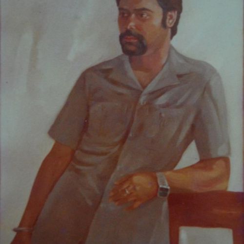 Portrait - XIX | Oil Colour on Canvas | 1982 | Not Available