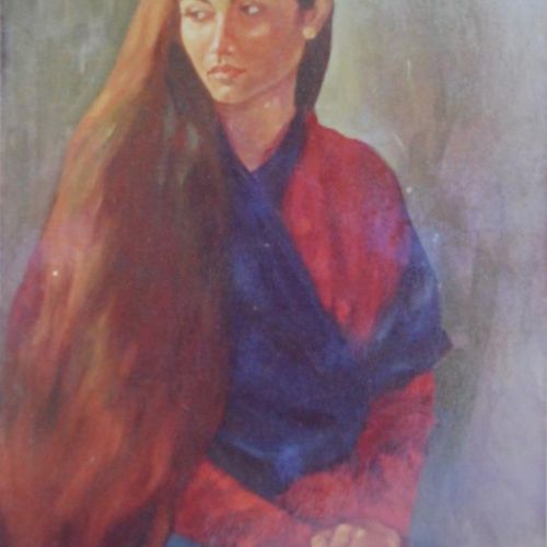 Portrait - XXI | Oil Colour on Canvas | 1982 | Not Available