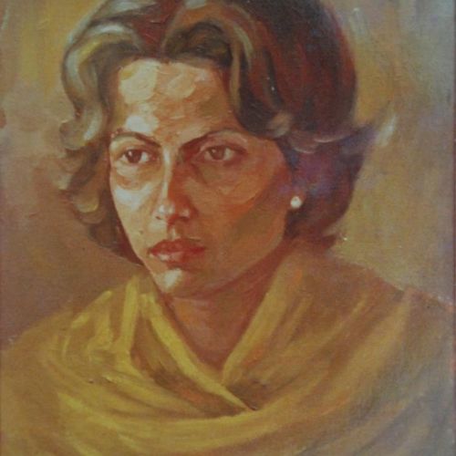 Portrait - XXIV | Oil Colour on Canvas | 1982 | Not Available