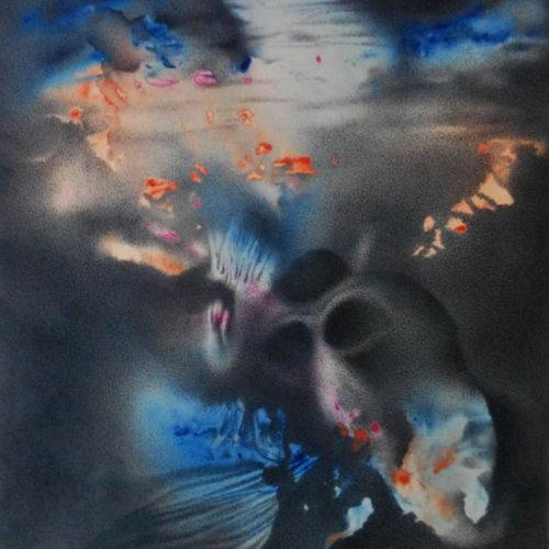 Dream | Water Colour and Ball Pen on Paper | 43 x 64 CM | 1996 | Available | Price: Contact Us 