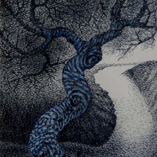 Landscape - LII | Water Color & Pen on Paper | 25 x 18 CM | 2010 | Available | Price: Contact Us