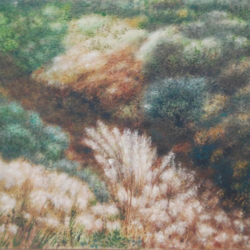 Landscape - IV | Oil Colour on Oil Paper | 37 x 26 CM | 2007 | Available | Price: Contact Us 