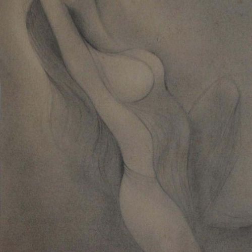 Woman in Rest | Pencil on Paper | 24 x 16 CM | 1998 | Available | Price: Contact Us 