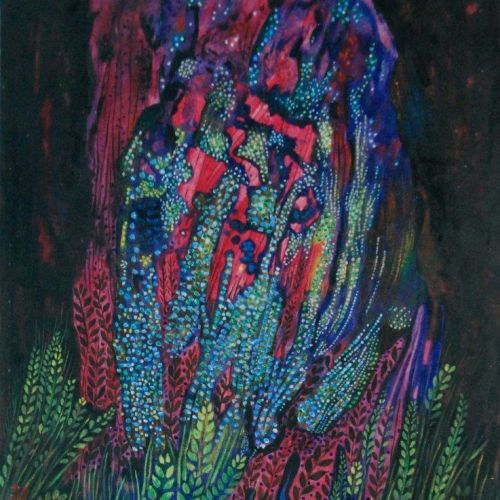 Nature - I | Acrylic Color on Paper | 35 x 26.5 CM | 2008 | Available | Price: Contact Us 