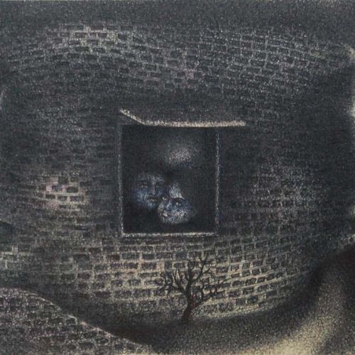 Untitled - VIII | Ball Pen on Paper | 24.5 x 18 CM | 2000 | Available | Price: Contact Us 