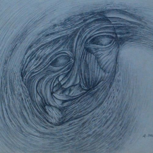 Face - V | Pencil on Paper | 24 x 19 CM | 2007 | Available | Price: Contact Us 