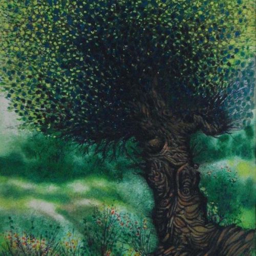 Landscape - XLVIII | Water Color on Paper | 19.5 x 13 CM | 2015 | Available | Price: Contact Us