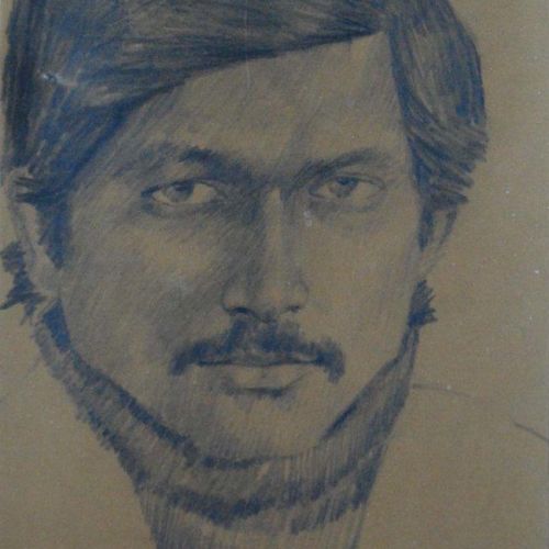 Portrait - LIV | Pencil on paper | 25.5 x 16 CM | 1980 | Available | Price: Contact Artist 