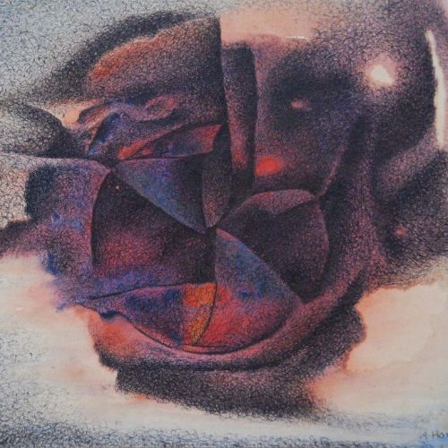 Untitled - VIII | Water Colour and Pen on Paper | 23 x 20.5 CM | 2000 | Available | Price: Contact Us 