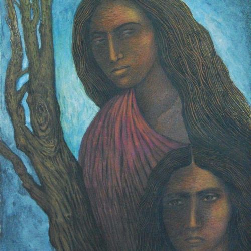 Mother Child | Water Colour on Paper | 30 x 25 CM | 2015 | Available | Price: Contact Us