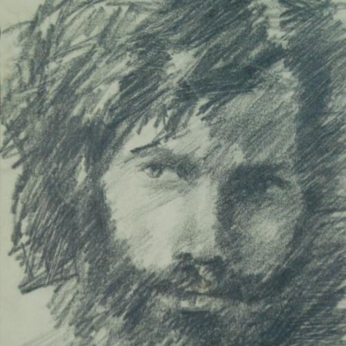 Portrait - VI | Pencil on Paper | 25 x 17 CM | 1980 | Available | Price: Contact Artist 