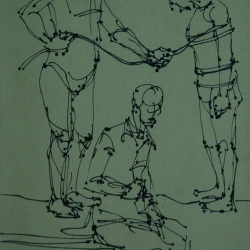 Untitled | Pen on paper | 27.5 x 16 CM | 1978 | Available | Price: Contact Us 