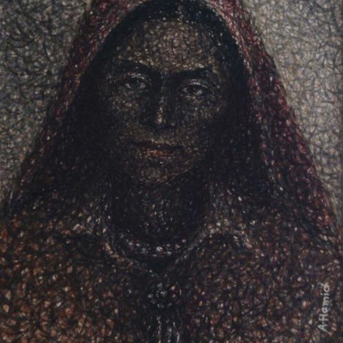 Portrait - XV | Water Colour on Paper | 24.5 x 17 CM | 1993 | Available | Price: Contact Us 