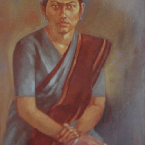 Portrait - XX | Oil Colour on Canvas | 1982 | Not Available