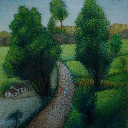 Landscape - XXXVII | Water Colour on Paper | 29 x 23 CM | 2020 | Available | Price: Contact Us 