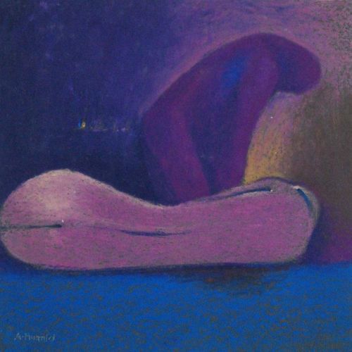 Sun rise | Oil Pastel on Paper | 24 x 23.5 CM | 1978 | Available | Price: Contact Us 