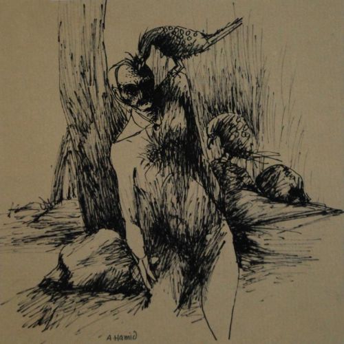 Untitled - III | Pen on Paper | 19 x 18.5 CM | 1980 | Available | Price: Contact Us 