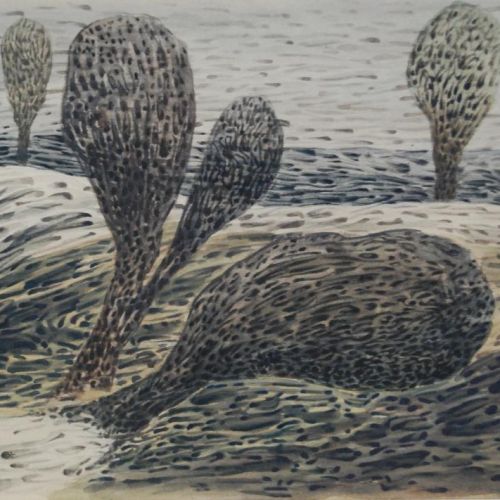 Termite house | Water Colour on Paper | 26 X 18.5 CM | 2006 | Available | Price: Contact Us 