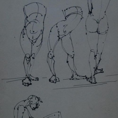 Untitled - I | Pen on paper | 28 x 20 CM | 1979 | Available | Price: Contact Us 