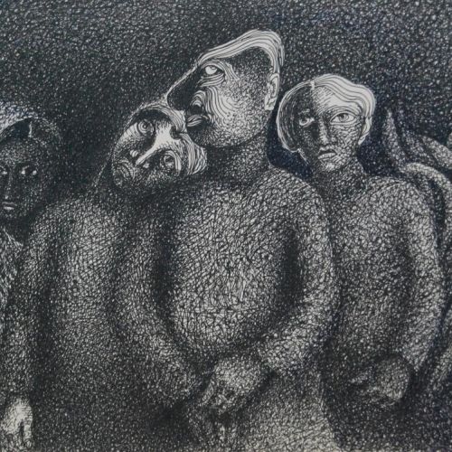Family | Gel Pen on Paper | 26 x 19 CM | 2014 | Available | Price: Contact Us 