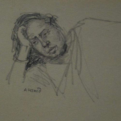 Portrait - XXVII | Pencil on paper | 19 x 14 CM | 2012 | Available | Price: Contact Artist 