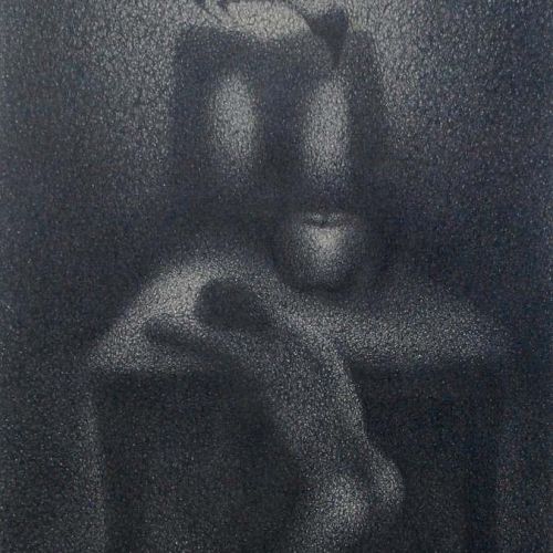 Untitled - IX | Ball Pen on Paper | 53 x 35.5 CM | 2005  | Available | Price: Contact Us 