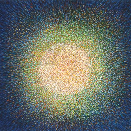  Rays | Acrylic Colour on Paper | 35 x 30.5 CM | 2004 | Available | Price: Contact Us 