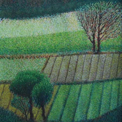 Landscape - XII | Water Colour on Paper | 54 x 36 CM | 2020 | Available | Price: Contact Us 