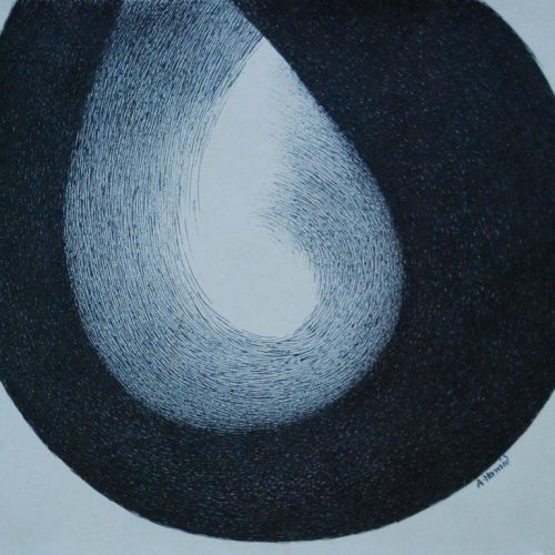 Untitled - XXVII | Gel Pen on Paper | 30 x 25 CM | 2015 | Available | Price: Contact Us