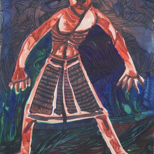 Untitled - XVIII | Water Color on Paper | 24.5 x 19.5 CM | 2006 | Available | Price: Contact Us 