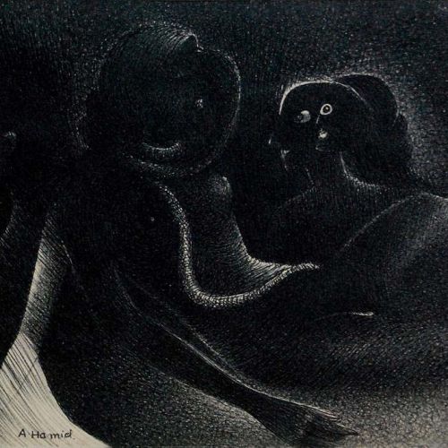 The Snake - III | Ball Pen on Paper | 25 x 17 CM | 1996 | Available | Price: Contact Us 