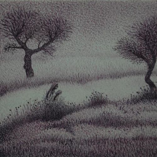 Landscape - XX | Water Colour on Paper | 26 x 18 CM | 2007| Available | Price: Contact Us 